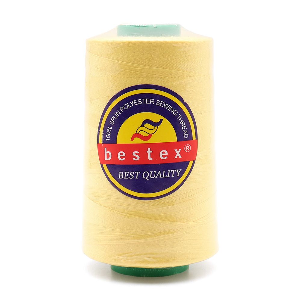 Нитки универсальные Bestex 40/2, 4570 м (5000 ярд) / 1 кат., 207 светло-желтый