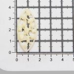 Украшение 18х40 (белый), CON2516, 5 шт