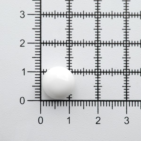 Пуговицы на ножке 18L (11мм), пластик (white (белый)), 72 шт, PS20