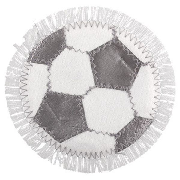 Термоаппликация круг джинс, 6 шт, Кр6/1 джинс со светоотр. элементами 9х9 см, Blitz