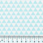 Ткань для пэчворка PEPPY БАБУШКИН СУНДУЧОК ФАСОВКА 100х112 см, 140±5 100% хлопок, БС-44 треугольники голубой, Peppy БАБУШКИН СУНДУЧОК