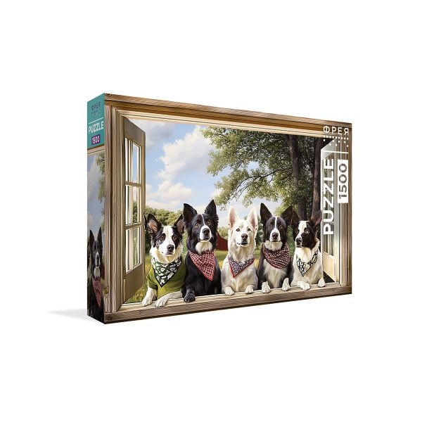 Пазл 1500 элементов, PZL-1500/39 Кантри-колли, Фрея
