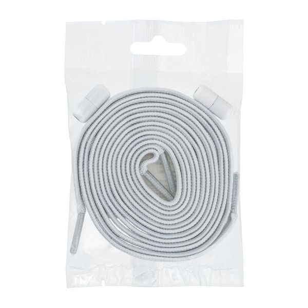 Шнурки эластичные с застежкой №2 Белый, Blitz GBG-006