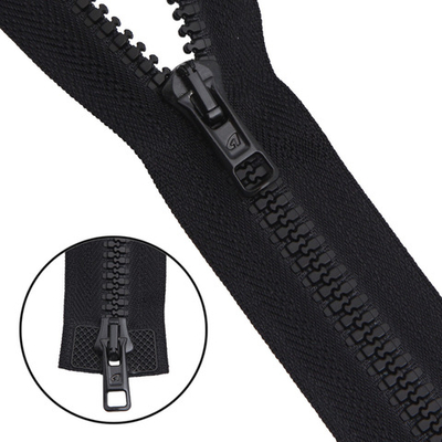 Молния трактор Arta Т6 (6 мм) 2 зам., разъем., 75 см, ОПТ. УП. 25 ШТ., 077 черный