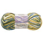 Пряжа Люблю вязать Карамель / уп.6 мот. по 50 г, 150 м, 03 секционный