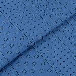 Ткань шитьё (прошва) 150х135 см, 17-4028 под джинс, Gamma YFAS-981