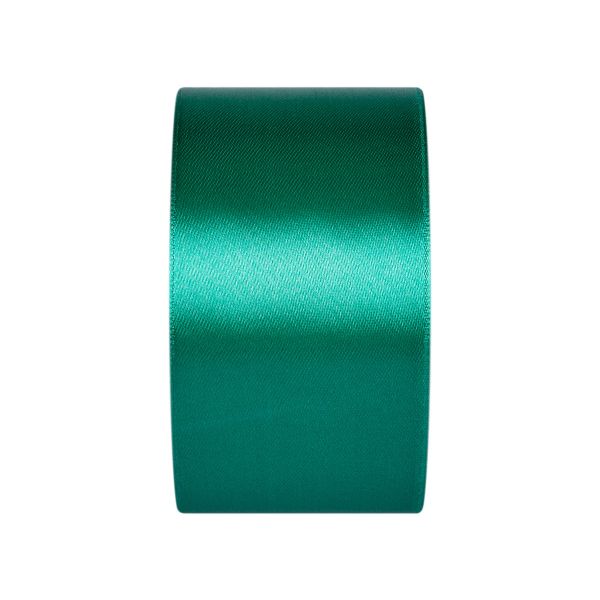 Лента атласная 1-сторонняя 50.0 мм / 33±2 метра, 016 изумруд, Gamma