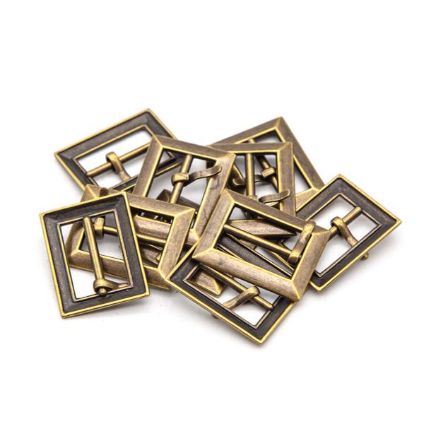 Пряжка ременная металл 20 мм (внешн. 29х22 мм), 10 шт, латунь, BIG