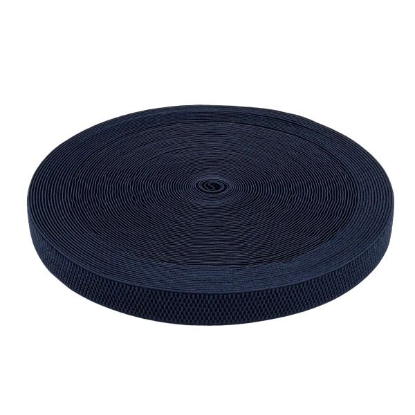 Резинка для подтяжек (помочная) 25.0 мм / 25 метров, 15.75 г/п.м., 233 индиго синий, 6123-9389