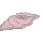 Термоаппликация Розовая ракушка, 2.7х5см, Hobby&Pro