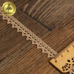 Кружево вязаное (тесьма) 10 мм / 10 метров, цв.30 капучино, Kruzhevo