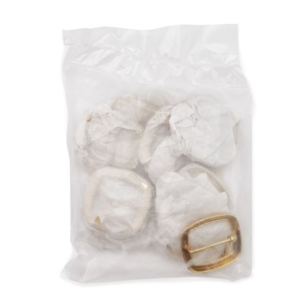 Пряжка ременная металл 20 мм, 10 шт, золото цв.02 ГХН14139