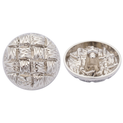 Пуговицы на ножке 36L=23 мм, металл, M.Silver (матовый серебристый), 10 шт, MP03