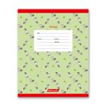 Тетрадь ученическая школьная A5+ 18 л. на скобе, белизна 100%, 20 шт, линия, 000371 Еноты, Светоч 18ТСКд5_1_3_2