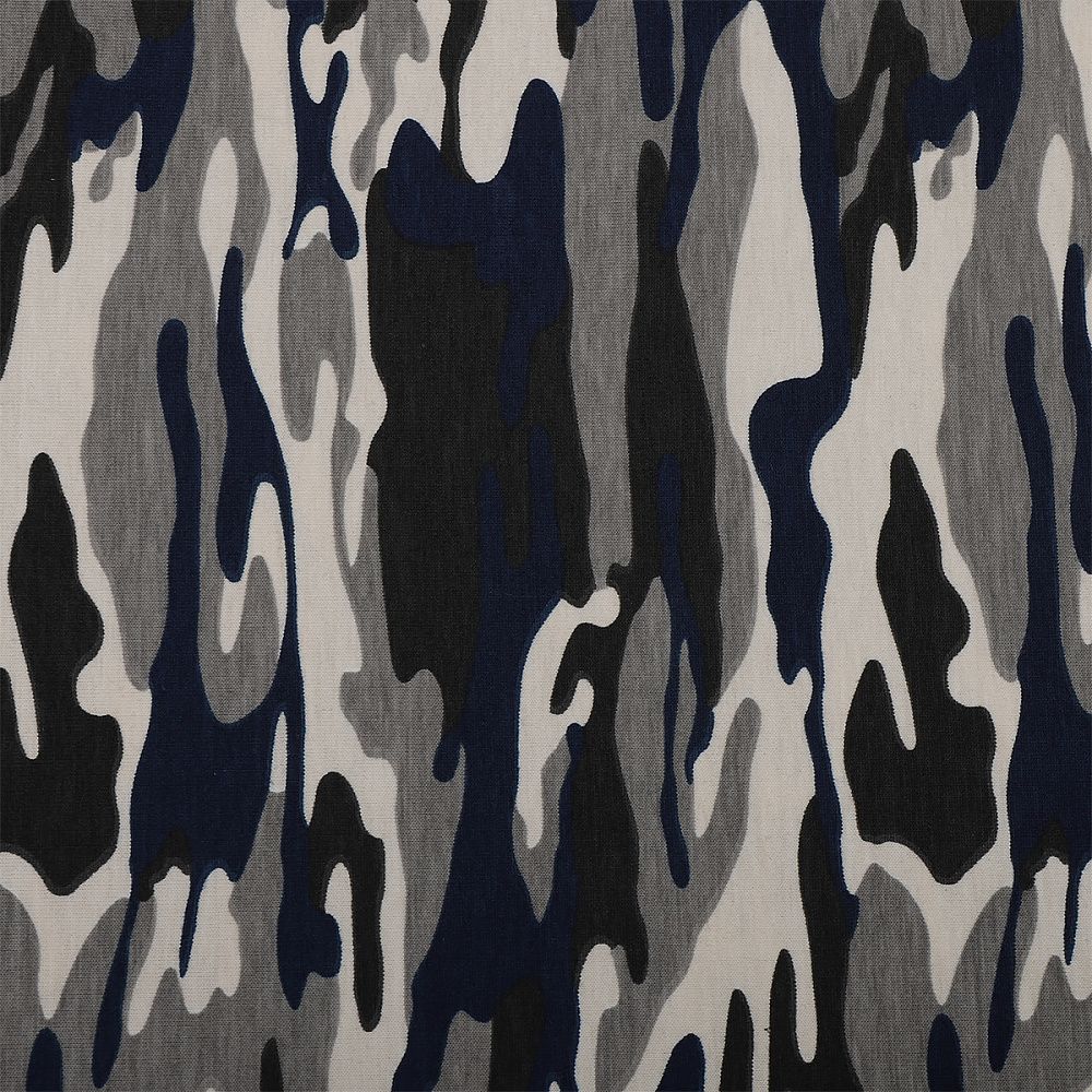 Кулирка с лайкрой пенье 190 г/м², 180 см / 6 метров, КУЛ.190.КМФ.ХАКИ.СИН.6, хаки/синий