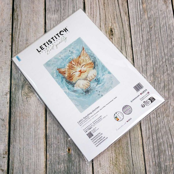 Набор для вышивания нитками LetiStitch L9931, Время веселых игр 18х24см