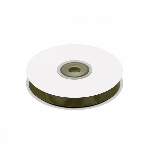 Лента репсовая (в рубчик) 10.0 мм цв. 569 хаки уп.22.86м (±1м)