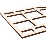 Заготовка из фанеры Заготовка из фанеры 27х17.7х0.4 см, Окно, Mr.Carving, БА-76