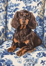 Пазл 500 элементов, PZL-500/95 Длинношерстная такса, Фрея