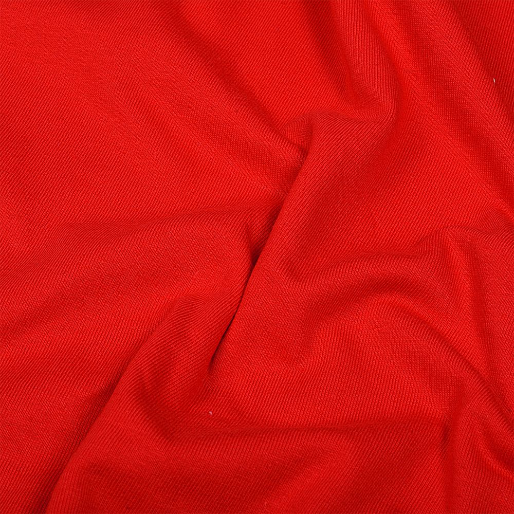 Кулирка гладкокрашеная, 145 г/м², 100% хлопок, 100+100 см, в нарезке, цв. красный, 6м /TOS/