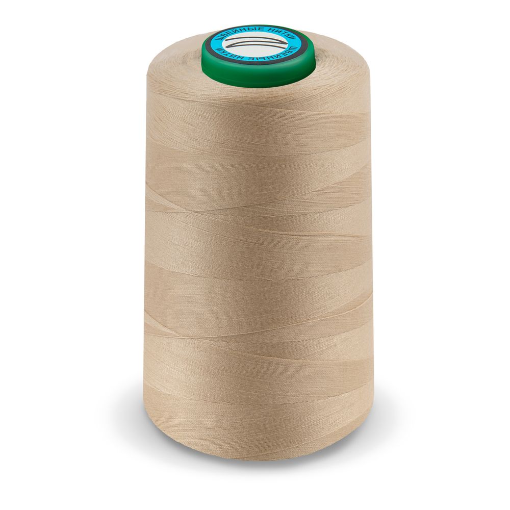 Нитки универсальные Nitka 40/2, 4570 м (5000 ярд) / 1 кат., 455 бежевый