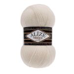 Пряжа Alize (Ализе) Superlana klasik / уп.5 мот. по 100 г, 280м, 062 молочный A