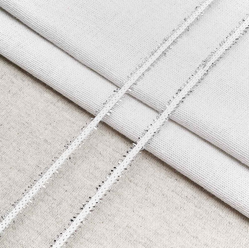 Шнур отделочный плетеный ⌀6.0 мм / 30 метров, белый, С987Г7