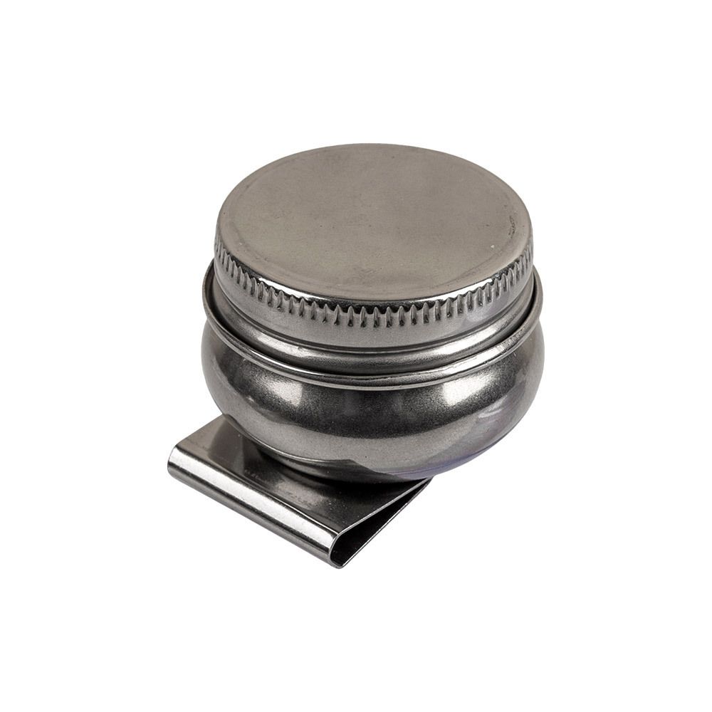 Масленка с крышкой 4 см, 6 шт, нерж. сталь, Vista-Artista VM1T/S