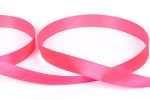 Лента атласная 1-сторонняя 12.0 мм / 33±2 метра, №515N(16-2130) розовый(неон), Gamma