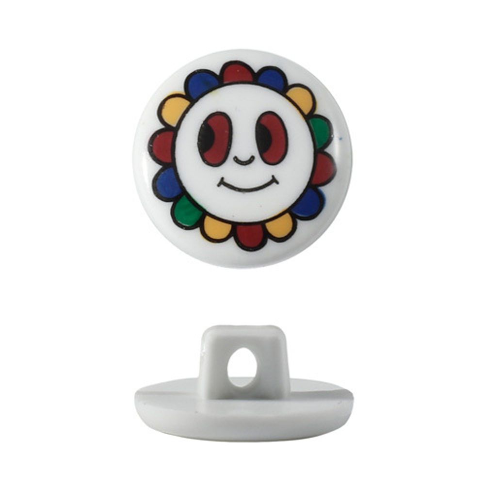 Пуговицы детские Веселый цветок (QN028-W1), 36 шт, Magic Buttons