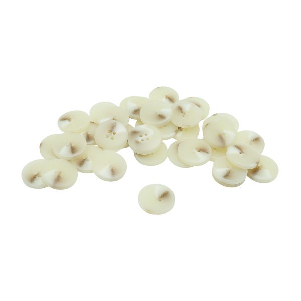 Пуговицы 4 прокола 40L=25 мм, пластик, col. C Молочный, 36 шт, CN2836
