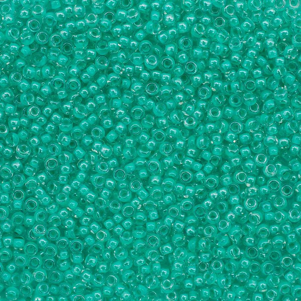 Бисер Preciosa 10/0 (2.3 мм), 500 г, прозрачный с цветным центром, круг.отв., (38653) 331-19001-10/0