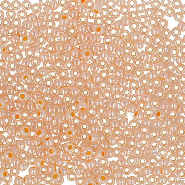 Бисер Toho 11/0 круглый (2.2 мм), 25 г (5х5 г), 0904 бл.оранжевый/перл