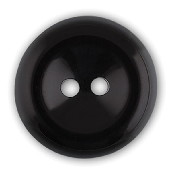 Пуговицы 2 прокола костюмные 23 мм, 24 шт, D580 черный, Gamma OXG 0032