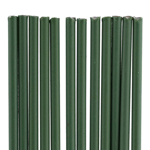 Проволока флористическая в оплетке ⌀1.2 мм, 5х12 шт, 40 см, 01 зеленый, Blumentag PGW-1.2