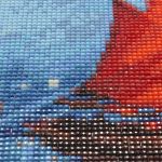 Алмазная (кристальная) мозаика Cristyle, Алые паруса, 30х40 см