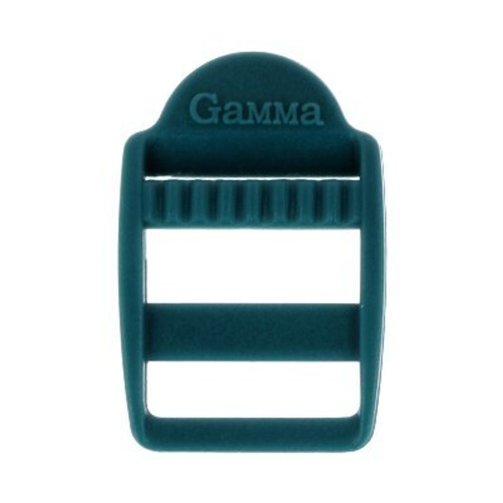 Пряжка регулировочная пластик 19 мм, 100 шт, 869 зеленый, Gamma SAM001