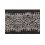 Кружево шантильи (реснички) 100 мм / 5х3 м, серый, Blitz LCE-33SH