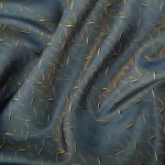 Ткань подкладочная (таффета) с рисунком 96 г/м², 100х145 см, 048 сине-золотой, Gamma JTR