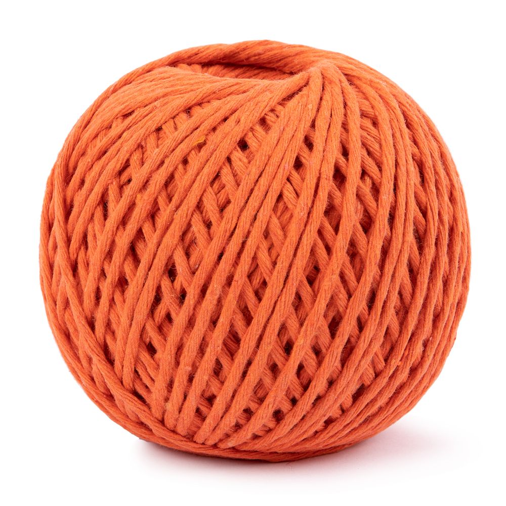 Шпагат х/б ⌀1.5 мм, 100% хлопок, 100 м, оранжевый, Gamma ШХ5