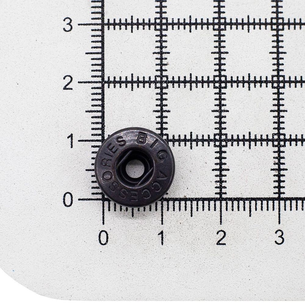 Часть кнопки Альфа (S-образная) ⌀13.5 мм (B-часть), т.медь, 100 шт, BIG