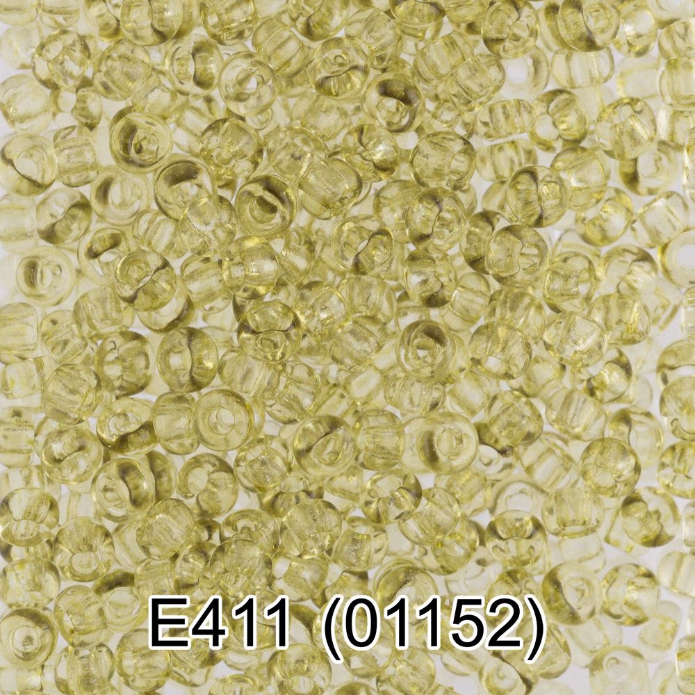 Бисер Gamma 10/0 (2.3 мм), 150 г (10х5 г), E411 св.салатовый, 01152, круглый 5