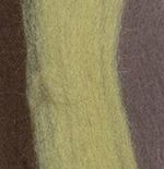 Шерсть для валяния (до 29 мкр), 50 г. 6084 липа/шоколад кофейный, Gamma MY-050