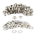 Люверсы металл ⌀_9.2 мм (внутр.), №24, сталь, никель, 100 шт, New Star