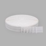 Лента (тесьма) шторная: сборка параллельная (1:2) 40 мм / 100 метров, равномерная