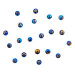 Бусины стекло ⌀6 мм, 20 шт, Астра Premium (1-голубой) 11378