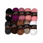 Пряжа Magic4Hobby Детская / уп.10 мот. по 50 г, 150 м, ассорти 4