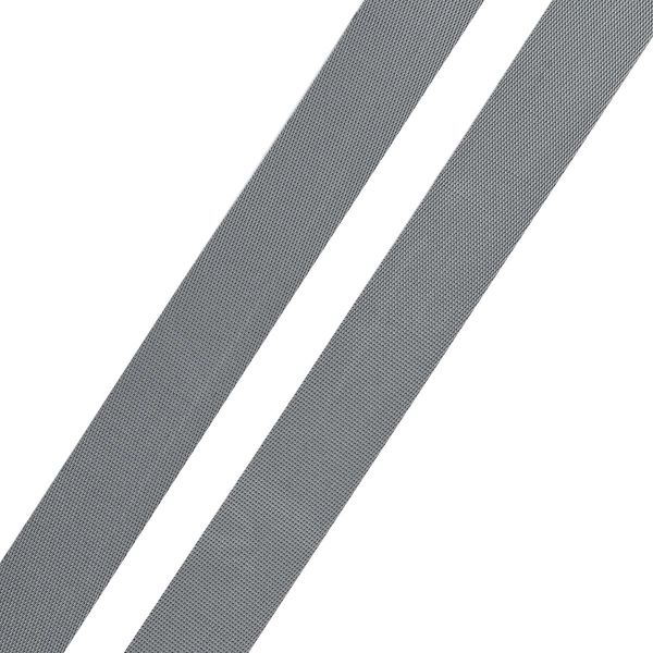 Стропа (ременная лента) 25 мм / 45.5 метров, [15 г/пог.м], серый цв. 1026, ГРХ10034