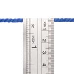 Шнур круглый х/б ⌀4.0 мм / 100 метров, (бобина) (синий)