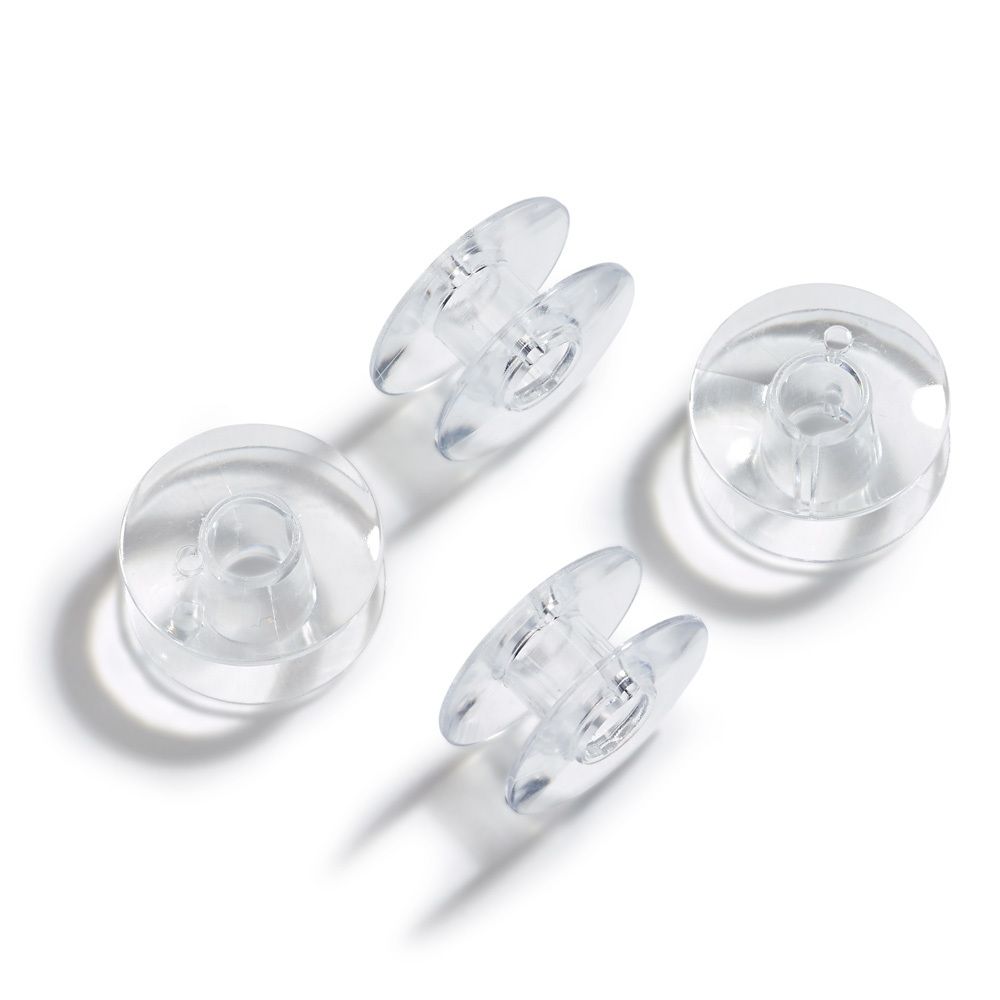 Шпульки для челнока, 4 шт, прозрачные, Prym 611323